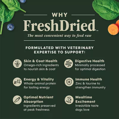 Instinct FreshDried Meal Blends Adult Freeze-Dried Dog Food - Chicken & Harvest Blend - Image 2