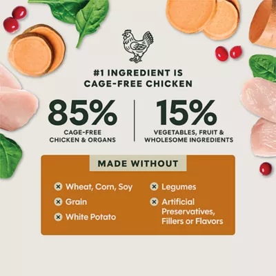 Instinct FreshDried Meal Blends Adult Freeze-Dried Dog Food - Chicken & Harvest Blend - Image 5