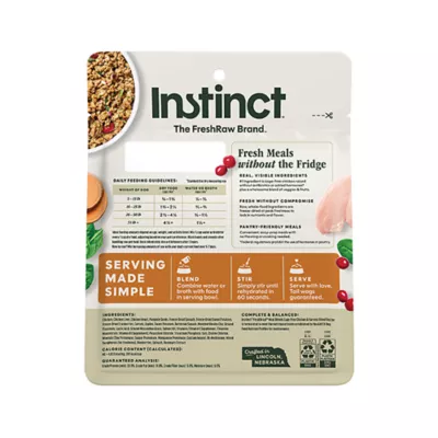 Instinct FreshDried Meal Blends Adult Freeze-Dried Dog Food - Chicken & Harvest Blend - Image 8