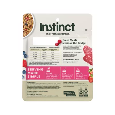 Instinct FreshDried Meal Blends Adult Freeze-Dried Dog Food - Beef & Wild Berry - Image 8