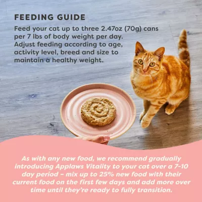 Applaws Vitality Adult Cat Wet Food - Grain Free, in Broth, 2.47 Oz - Image 4