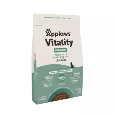 Applaws Vitality Indoor Adult Cat Dry Food - High Protein, Turkey & Cod - Image 1