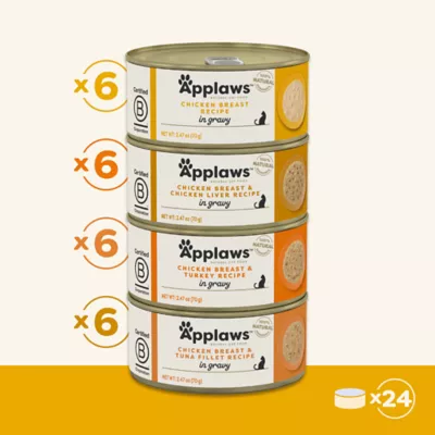 Applaws Adult Cat Wet Food - Chicken Selection in Gravy, Variety Pack, 12 CT - Image 7