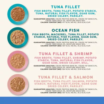 Applaws Adult Cat Wet Food - Fish Selection in Gravy, Variety Pack, 16 Ct - Image 3