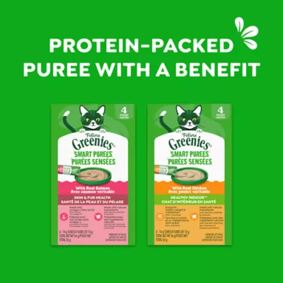 Greenies Feline Smart Purees Adult Cat Lickable Treats Salmon and Chicken - Image 4