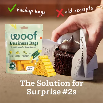 Product Woof Poomergency Refill Business Bags - Dog Poop Bags - 30 Count