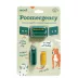 WOOF Poomergency Starter Pack, Dog Poop Bag Holder For Collars - 23 Emergency Refills -  Green image thumbnail 1