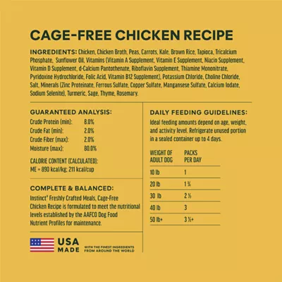 Instinct Freshly Crafted Meals Adult Wet Dog Food - 11 oz - Image 6