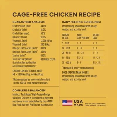 Instinct PeakBoost+ Adult Dry Dog Food - Chicken, Grain-Free - Image 7