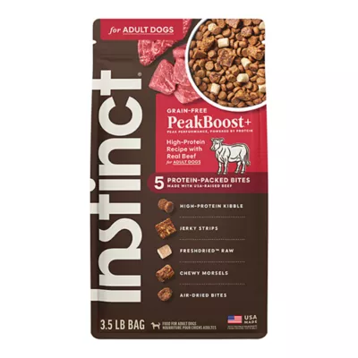 Instinct PeakBoost+ Adult Dry Dog Food - Beef, Grain-Free - Image 1