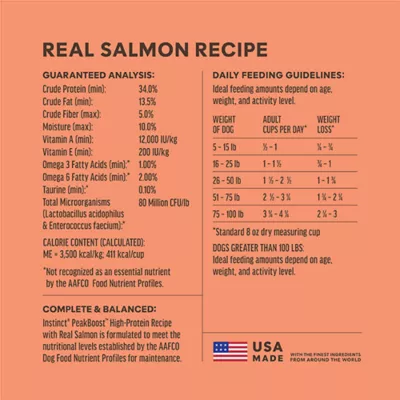 Instinct PeakBoost+ Adult Dry Dog Food - Salmon, Grain-Free - Image 7