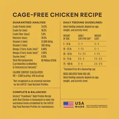 Instinct PeakBoost+ Adult Dry Dog Food - Chicken, Grain-Free - Image 7