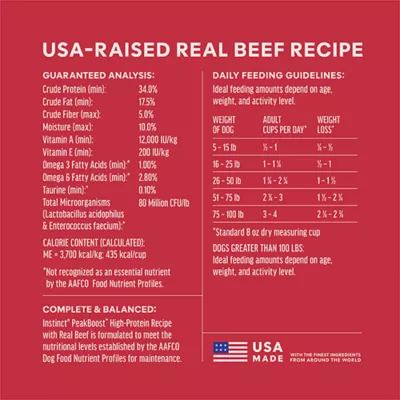 Instinct PeakBoost+ Adult Dry Dog Food - Beef, Grain-Free - Image 7