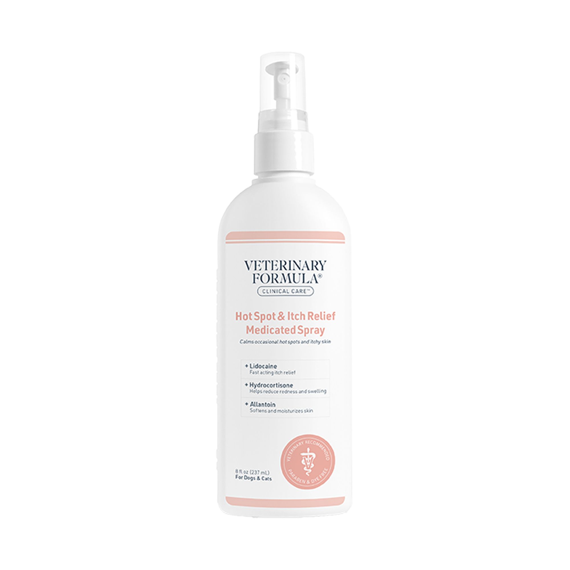 Veterinary Formula Clinical Care Hot Spot & Itch Relief Medicated Spray for Dogs & Cats, 8 Fl Oz