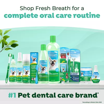 Product TropiClean Fresh Breath Finger Dental Wipes, 50 Count