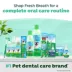 TropiClean Dog & Cat Plaque & Tartar Removing Fresh Breath Finger Wipes, with Baking Soda, 50 Count image thumbnail 8