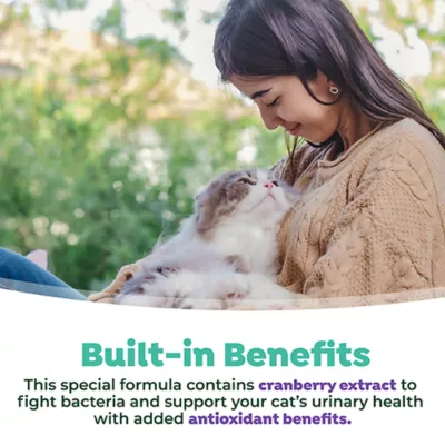 Product TropiClean Fresh Breath Dental Water Additive + Urinary Tract Support for Cats, 16 Oz