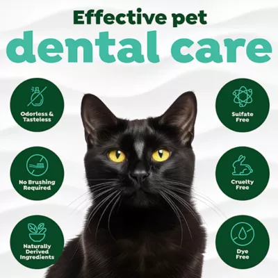 Product TropiClean Fresh Breath Dental Water Additive + Urinary Tract Support for Cats, 16 Oz