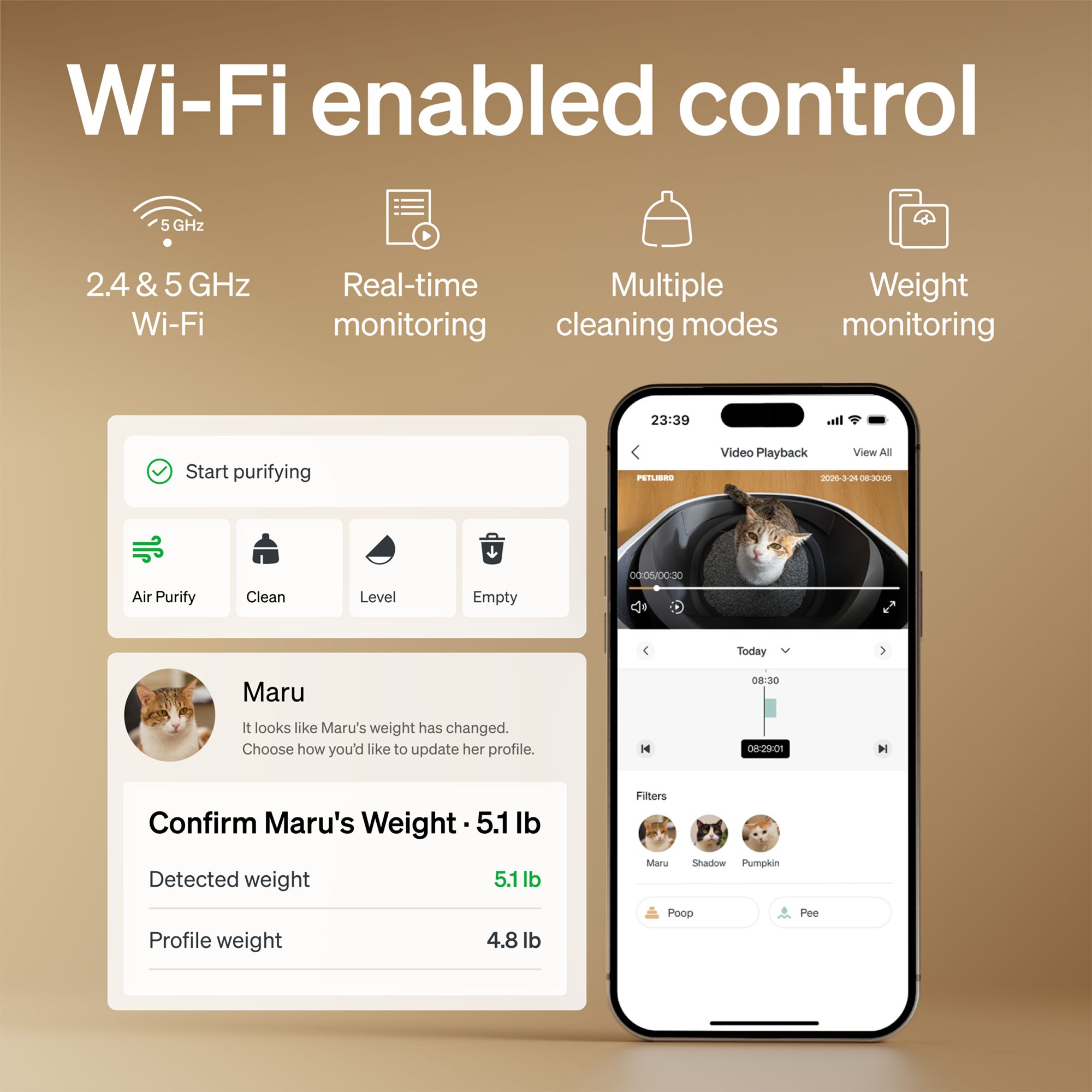 PETLIBRO Luma Smart Automatic Cat Litter Box with Camera - thumbnail 9