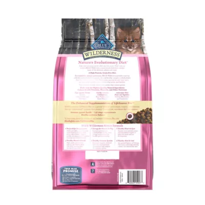 Blue Buffalo Wilderness Kitten Dry Food - Grain Free, Salmon - Image 2