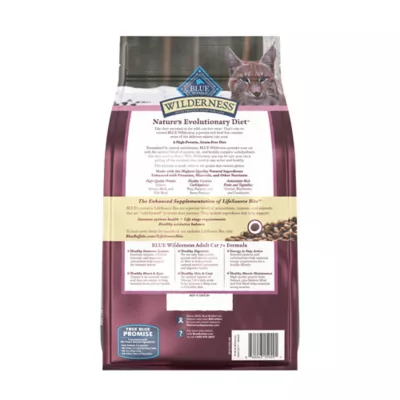 Blue Buffalo Wilderness Adult 7+ Dry Cat Food - Grain Free, Salmon - Image 2