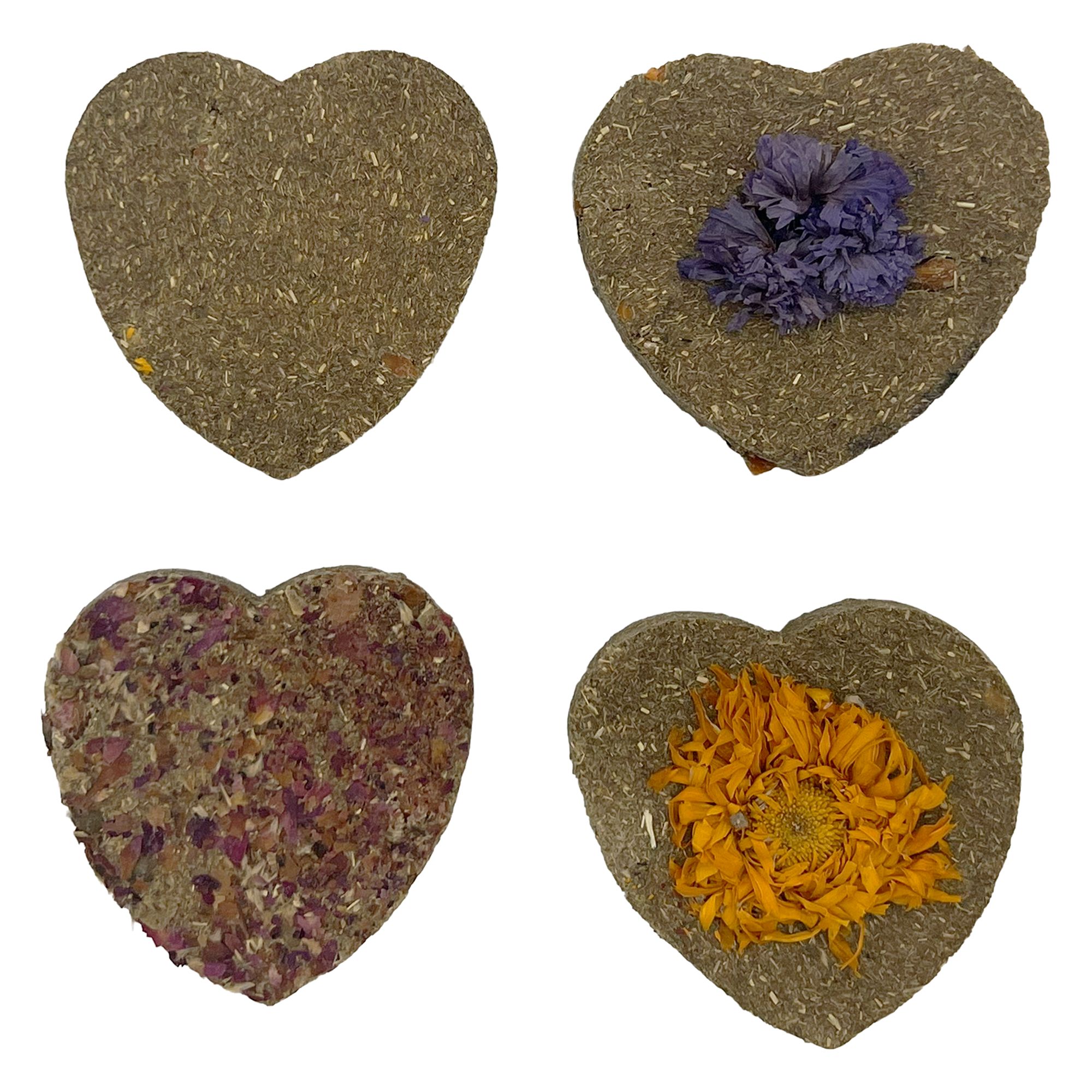 Penn Plax Fruit & Veggie Timothy Flower Hearts - thumbnail 3
