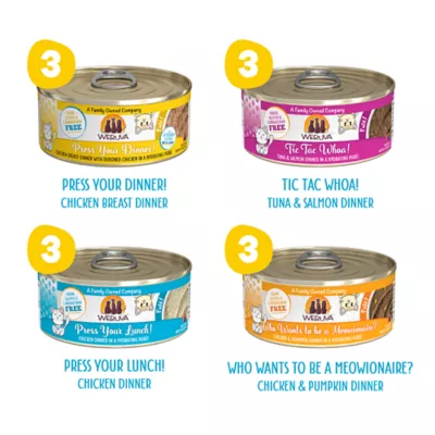 Weruva Classics Dinnertime Jackpot Wet Cat Food - Variety Pack, 12 CT - Image 2