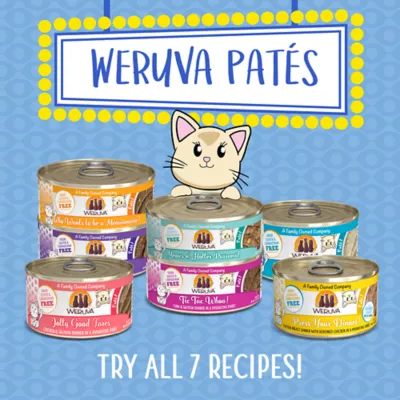 Weruva Classics Dinnertime Jackpot Grain Free Adult Wet Cat Food, Pates, 12 ct Variety Pack - Image 7