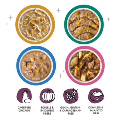 Weruva Timeless Tails Senior Grain Free 11+ Wet Cat Food, In Gravy, 12 ct Variety Pack - Image 3