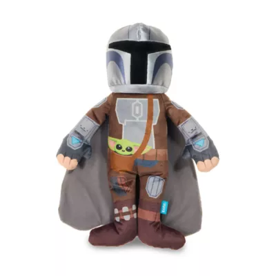 Bark The Mandalorian Bounty Fetcher Squeaky Plush Dog Toy - Image 1