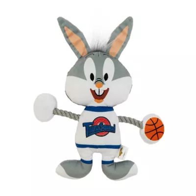 Space Jam Bugs Bunny Rope Plush Dog Toy - Image 1
