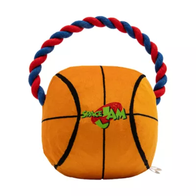 Space Jam Oxford Basketball Rope Dog Toy - Image 1