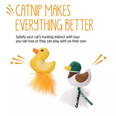 Whisker City® Plush Ducks Cat Toys 2-Pack - Image 4