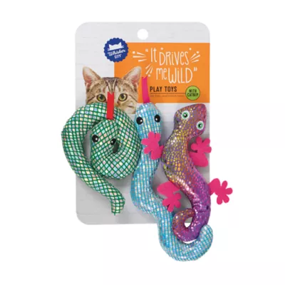 Whisker City® Plush Snakes Lizzard Cat Toys 3-Pack - Image 5