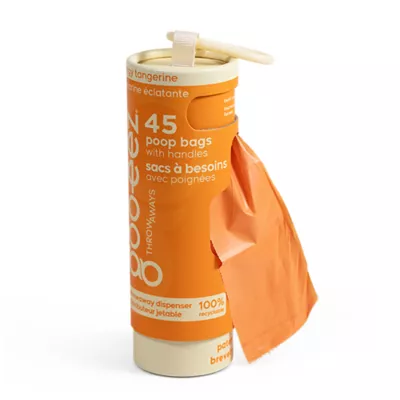 Product Goo-eez Dog Poop Bags With Dispenser - Tangy Tangerine Scent, 45 count