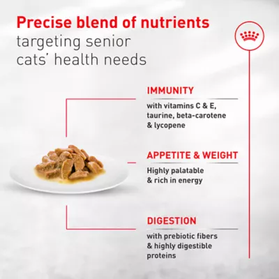 Royal Canin Feline Senior 11+ Wet Cat Food - Slices in Gravy, 3 Oz - Image 5