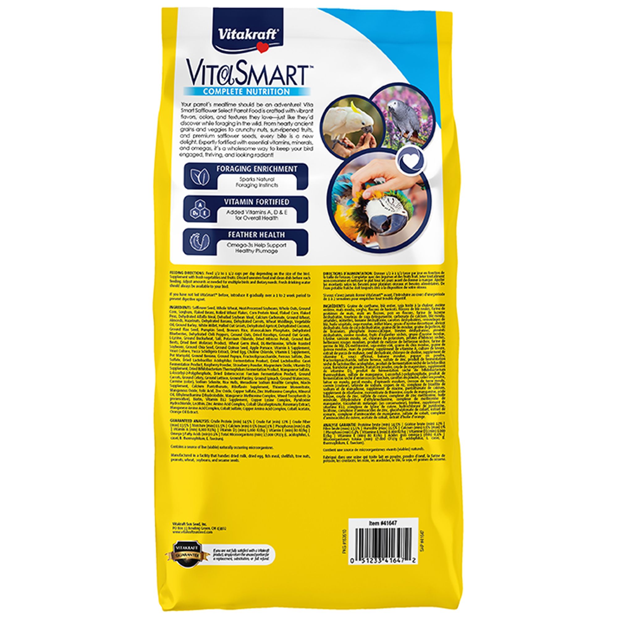Vita Smart Safflower Select Parrot Food - Seed Blend - thumbnail 2