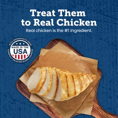 Blue Buffalo® True Chew All Life Stages Dog Treats - Mini Chicken Jerky 10 oz - Image 3