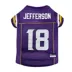 Pets First Justin Jefferson Vikings Jersey image thumbnail 1