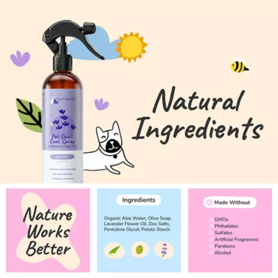 kin + kind Pet Smell Coat Spray Conditioner For Dogs, Lavender Scented- 12 Oz - Image 4