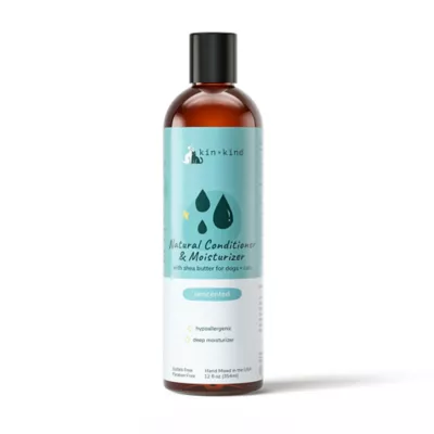 kin + kind Natural Conditioner & Moisturizer For Dogs & Cats, Unscented & Hypoallergenic- 12 Oz - Image 1