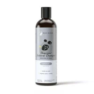 kin + kind Natural Charcoal Shampoo, Deep Clean For Dogs, Patchouli Scented- 12 Oz - Image 1