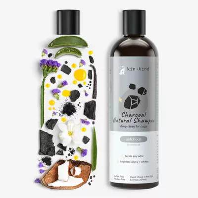 kin + kind Natural Charcoal Shampoo, Deep Clean For Dogs, Patchouli Scented- 12 Oz - Image 8