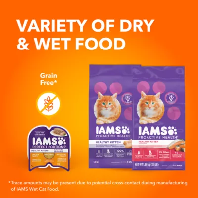 IAMS Proactive Health Cat Dry Food Salmon Flavour for Kittens - Image 7