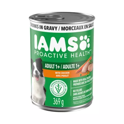 IAMS PROACTIVE HEALTH Canned Dog Food - Chunks in Gravy for Adult Dog - Image 1