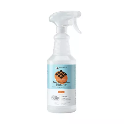 kin + kind Pee/Stain/Odor Destroyer, Multi-Surface Cleaning Spray, Citrus Scent- 32 Oz - Image 1