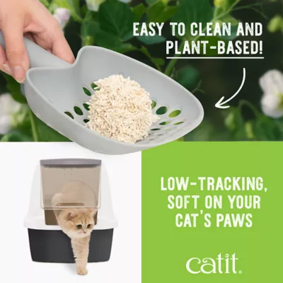 Catit Go Natural Pea Husk Clumping Cat Litter Unscented - Image 3