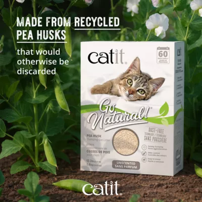 Catit Go Natural Pea Husk Clumping Cat Litter Unscented - Image 5