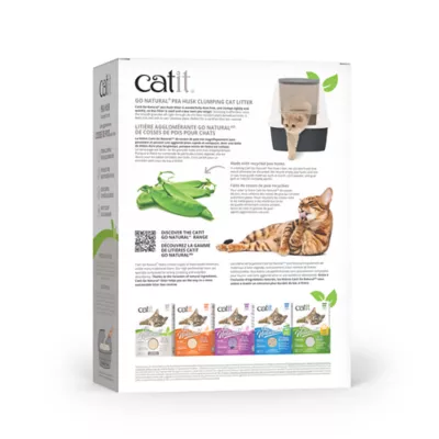 Catit Go Natural Pea Husk Clumping Cat Litter Unscented - Image 9