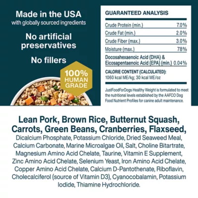 JustFoodForDogs Adult Fresh Dog Food - Healthy Weight - Image 5